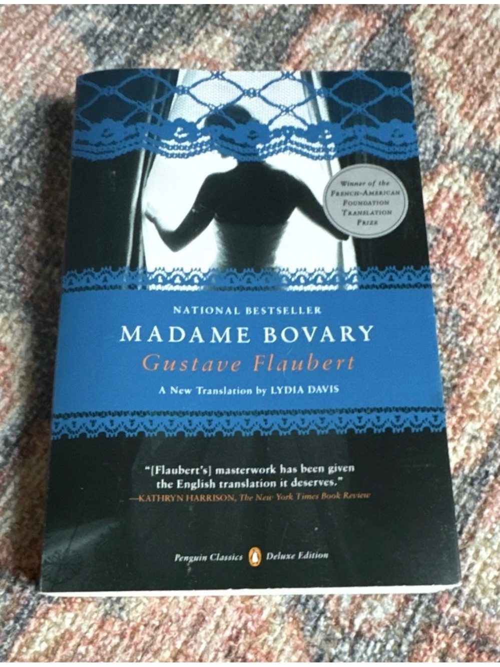 Madame Bovary by Gustave Flaubert - Blue & Black Paperback
